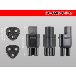 Photo2: Bullet Terminal 形 Terminal   Triode cylinder F connector - Triangle only  (No terminal)