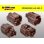 Photo2: ●[sumitomo] Bipolar  090 type HX waterproofing series F connector brown (no terminals) /2P090WP-HX-BR-F-tr (2)