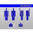 Photo3: ●[sumitomo] 110 type 2 pole M connector[blue] (no terminals) /2P110-BL-M-tr (3)