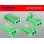 Photo2: ●[sumitomo] 110 type 2 pole F connector[green] (no terminals) /2P110-GRE-F-tr (2)