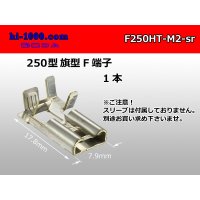 250 Type  Flag type  female  terminal -M2( One   only  ) [No terminal cover] F250HT-M2-sr
