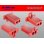 Photo2: ●[sumitomo] 110 type 2 pole F connector[red] (no terminals) /2P110-RD-F-tr (2)