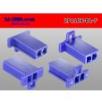 Photo2: ●[sumitomo] 110 type 2 pole F connector[blue] (no terminals) /2P110-BL-F-tr (2)