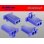 Photo2: ●[sumitomo] 110 type 2 pole F connector[blue] (no terminals) /2P110-BL-F-tr (2)