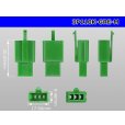 Photo3: ●[sumitomo] 110 type 3 pole M connector[green](no terminals) /3P110-GRE-M-tr (3)