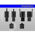 Photo3: ●[sumitomo] 110 type 4 pole M connector[black](no terminals) /4P110-BK-M-tr (3)