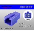 Photo1: ●[sumitomo] 110 type 6 pole M connector[blue] (no terminals) /6P110-BL-M-tr (1)