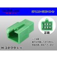 Photo1: ●[sumitomo] 110 type 6 pole M connector[green](no terminals) /6P110-GRE-M-tr (1)