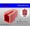 Photo1: ●[sumitomo] 110 type 9 pole M connector[red] (no terminals) /9P110-RD-M-tr  (1)