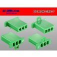 Photo2: ●[sumitomo] 110 type 3 pole F connector[green] (no terminals) /3P110-GRE-F-tr (2)