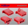 Photo2: ●[sumitomo] 110 type 3 pole F connector[red] (no terminals) /3P110-RD-F-tr (2)