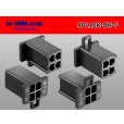 Photo2: ●[sumitomo] 110 type 4 pole F connector[black] (no terminals) /4P110-BK-F-tr (2)