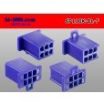 Photo2: ●[sumitomo] 110 type 6 pole F connector[blue] (no terminals) /6P110-BL-F-tr (2)