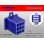 Photo1: ●[sumitomo] 110 type 9 pole F connector[blue] (no terminals) /9P110-BL-F-tr (1)