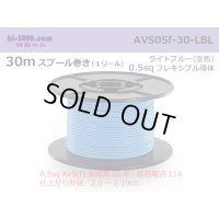 ●[SWS]  AVS0.5f  spool 30m Winding 　 [color Light Blue] ( [color Sky Blue] )/AVS05f-30-LBL