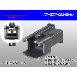 Photo1: ●[JST] SM series 2 pole M connector (no terminals) /2P-JST-SM-M-tr