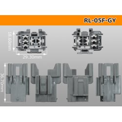 Photo3: ●[sumitomo] MicroISO relay connector (no terminal)/RL-05F-GY-tr 