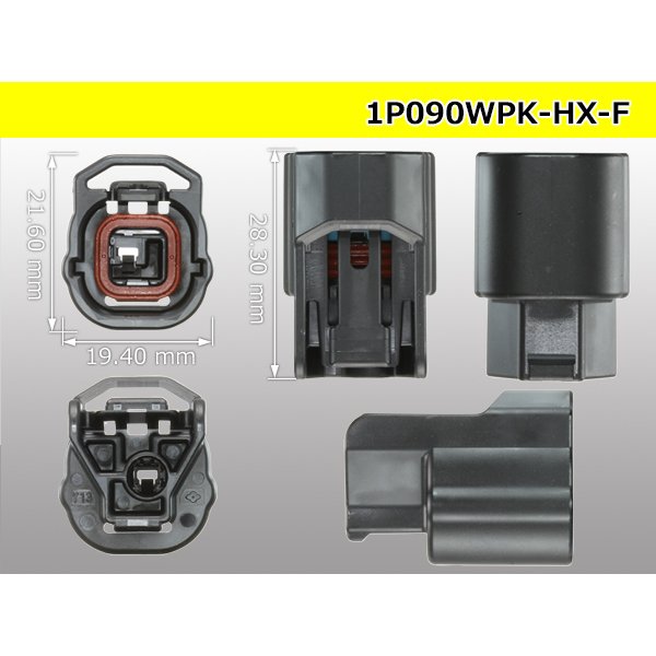 Photo3: ●[sumitomo] 090 type HX series 1 pole F connector (no terminal) /1P090WP-HX-F-tr (3)