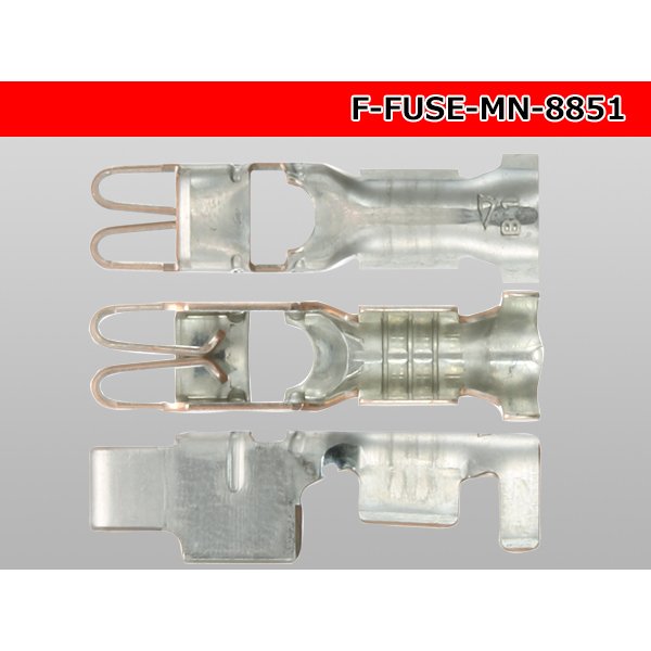Photo3: Mini blade fuse holder  female  terminal 0.85sq-2.0sq/F-FUSE-MN-8851 (3)