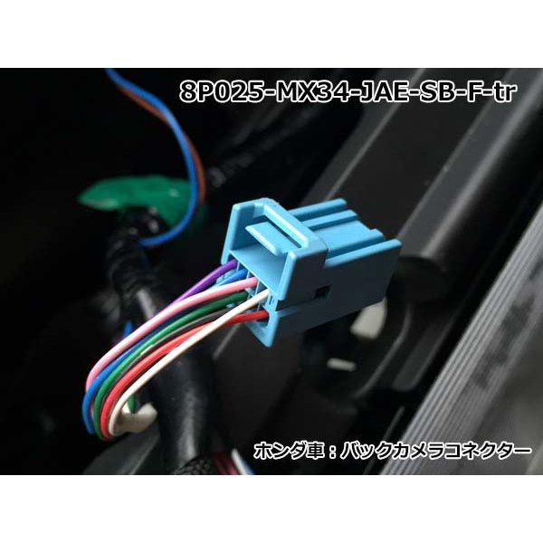 Photo5: ■[JAE] MX34 series 8 pole  [color Sky blue] F Connector (No terminal) /8P025-MX34-JAE-SB-F-tr (5)