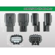 Photo3: ●[sumitomo]025 type TS waterproofing series 10 pole M connector [black] (no terminals) /10P025WP-TS-BK-M-tr (3)