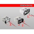 Photo4: ●[sumitomo] 090 type 91 series NS type 6 pole F connector (no terminals) /6P090-NS-F-tr  	 r (4)