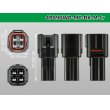 Photo3: ●[sumitomo] 090 type MT waterproofing series 4 pole M connector [black]（no terminals）/4P090WP-MT-BK-M-tr (3)