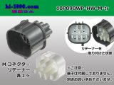 Photo: ●[sumitomo] 090 type HW waterproofing series 10 pole M connector [gray]（no terminals）/10P090WP-HW-T-M-tr