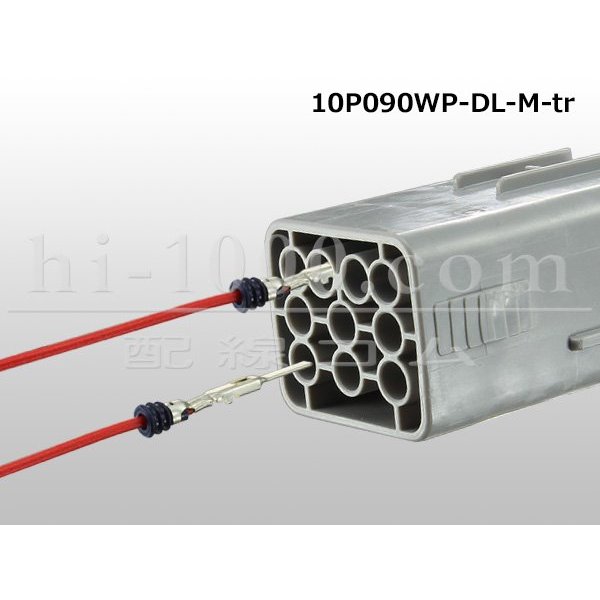Photo4: ●[sumitomo] 090 type DL waterproofing series 10 pole M connector (no terminals) /10P090WP-DL-M-tr (4)