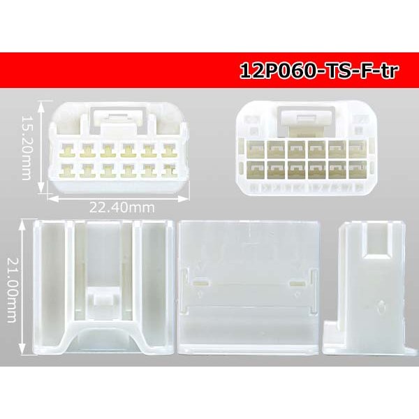 Photo3: ●[sumitomo] 060 type TS series 12 pole F connector (no terminals) /12P060-TS-F-tr (3)