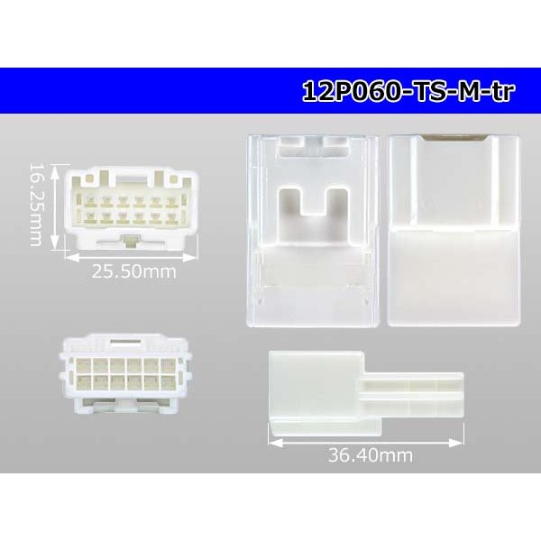 Photo3: ●[sumitomo] 060 type TS series 12 pole M connector (no terminals) /12P060-TS-M-tr (3)