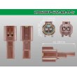 Photo3: ●[yazaki] 060 type 62 waterproofing series Z type 2 pole M connector [brown] (no terminal)/2P060WP-62Z-BR-M-tr (3)