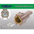 Photo1: ●[yazaki] 060 type 62 waterproofing series Z type 2 pole M connector [brown] (no terminal)/2P060WP-62Z-BR-M-tr (1)