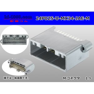 Photo: ●[JAE] MX34 series 24 pole M connector (straight pin header) /24P025-U-MX34-JAE-M
