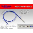 Photo1: [Successor Product] 025 Tab Size Unsealed Female Terminal - TE 0.64 Series – Pre-crimped 0.3 sq Wire（Blue） (1)