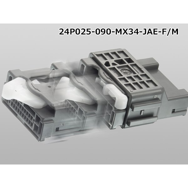 Photo4: ●[JAE] 025+090 type MX34 hybrid 24 pole F connector (no terminals) /24P025-090-MX34-JAE-F-tr (4)