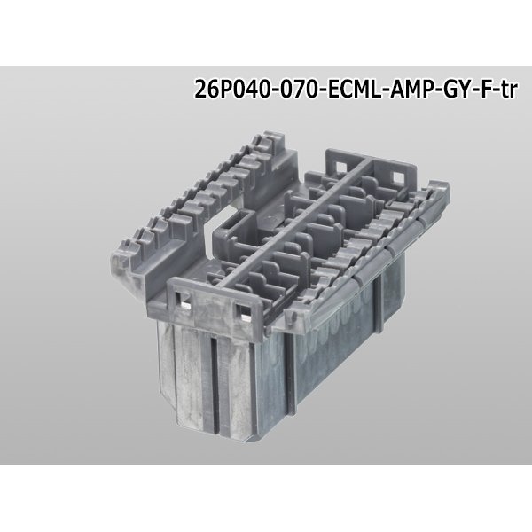 Photo4: ●[TE] 040-070 type ECML hybrid 26 pole F connector [gray] (no terminals) /26P040-070-ECML-AMP-GY-F-tr (4)