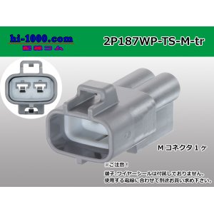 Photo: ●[sumitomo] 187 type 2 pole TS waterproofing M connector (no terminal)/2P187WP-TS-M-tr 