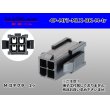 Photo1: ●[Molex] Mini-Fit Jr series 4 pole [two lines] male connector [black] (no terminal)/4P-MFJ-MLX-BK-M-tr  (1)