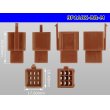 Photo3: ●[sumitomo] 110 type 9 pole M connector[brown] (no terminals) /9P110-BR-M-tr  (3)