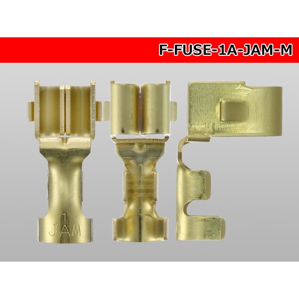 Photo3: F-FUSE-1A-JAM-M for the fuseholder made in JAM/Terminal (3)