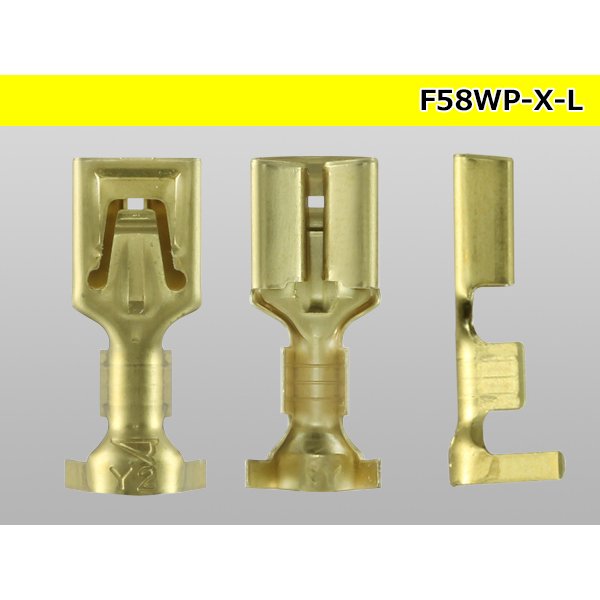 Photo3: [YAZAKI]250 type waterproofing 58 connector X type Female terminal large size  (WS nothing) /F58WP-X-L-wr (3)