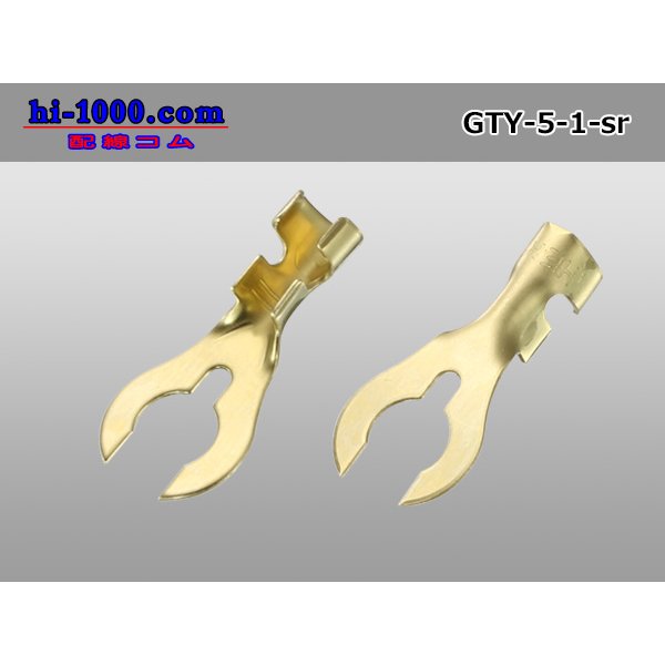 Photo2: Hoe form pressure bonding terminal [for M5mm] (sleeve nothing) /GTY-5-1-sr (2)