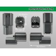 Photo3: ●[sumitomo] 090 type HW waterproofing series 1 pole M connector [gray]（no terminals）/1P090WP-HW-M-tr (3)