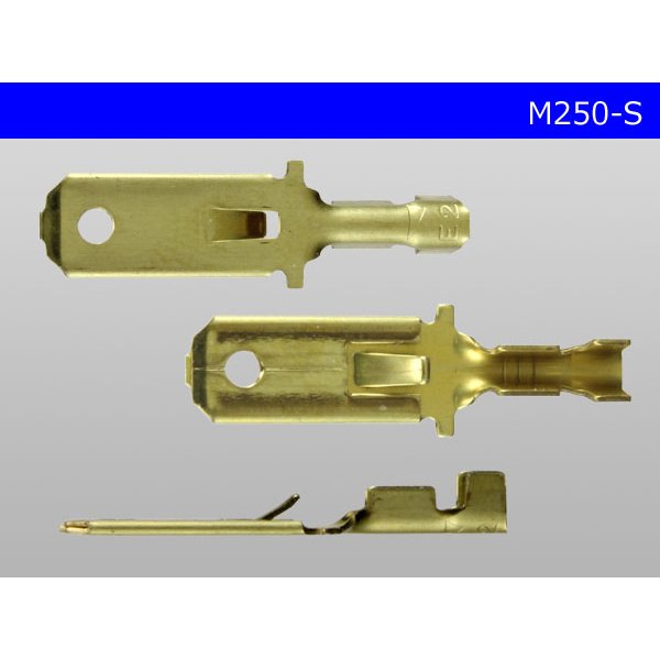 Photo3: [Yazaki] 250 type male terminal - small size (for the 0.3-0.5mm electric wire) /M250-S (3)