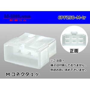 Photo: ●[yazaki] 250 type 6 pole CN(A) series  M connector (no terminals) /6PF250-M-tr