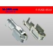 Photo2: Flat fuse holder  female  terminal 0.85sq-2.0sq（100 pcs.）/F-FUSE-8510-100 (2)