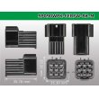 Photo3: ●[furukawa] RFW series 9 pole M connector [black] (no terminals) /9P090WP-FERFW-BK-M-tr (3)