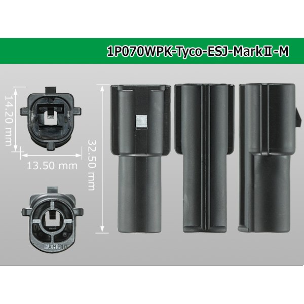 Photo3: ●[TE] 070 Type ECONOSEAL J Series (Markll) waterproofing 1 pole M connector (No terminals) /1P070WP-Tyco-EsJ-Mark2-M-tr (3)