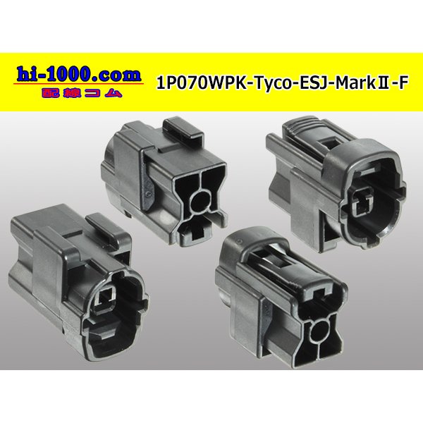 Photo2: ●[TE] 070 Type ECONOSEAL J Series (Markll) waterproofing 1 pole F connector (No terminals) /1P070WP-Tyco-EsJ-Mark2-F-tr (2)